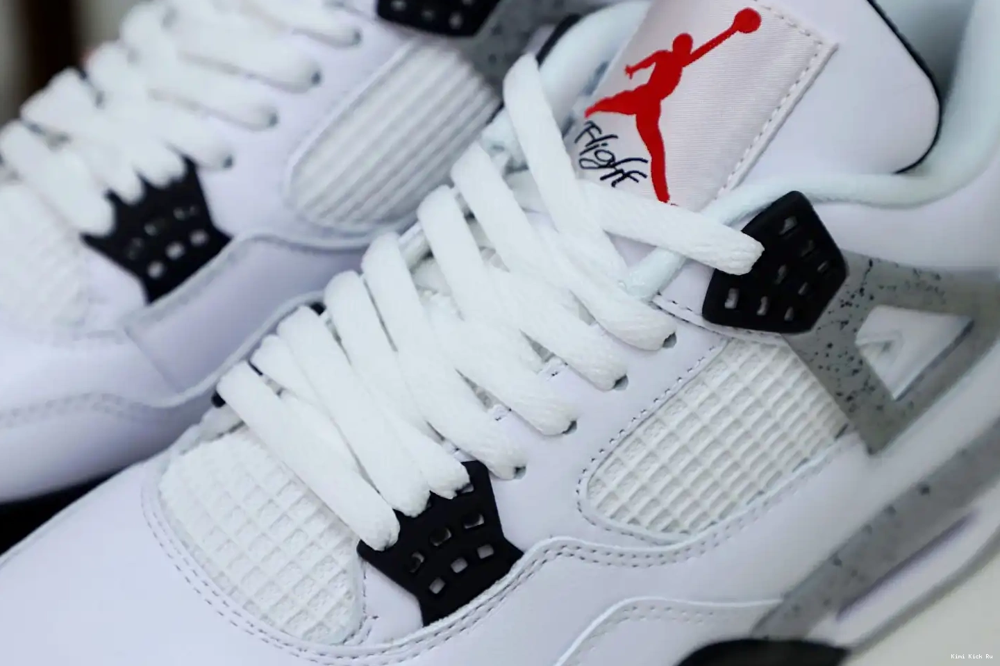 4 Air Retro Cement Jordan White Kimikick 0601
